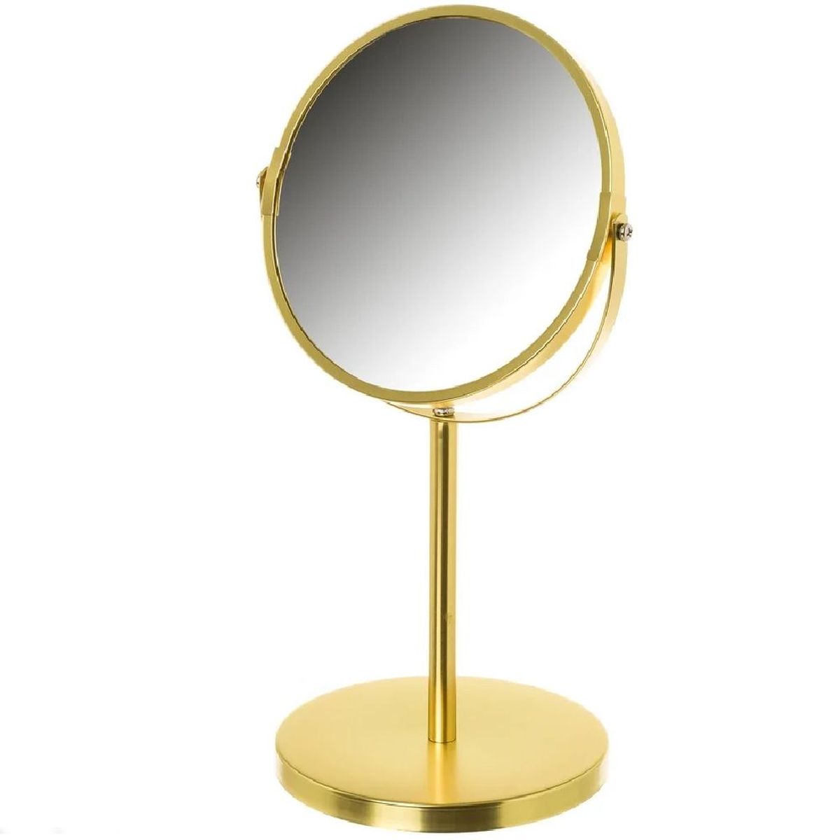 Miroir Rond sur Pied Double Grossissant