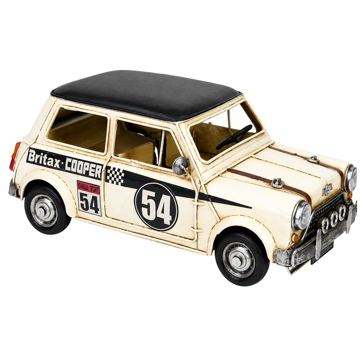 Figurine d�corative Ancienne Voiture de Course Vintage