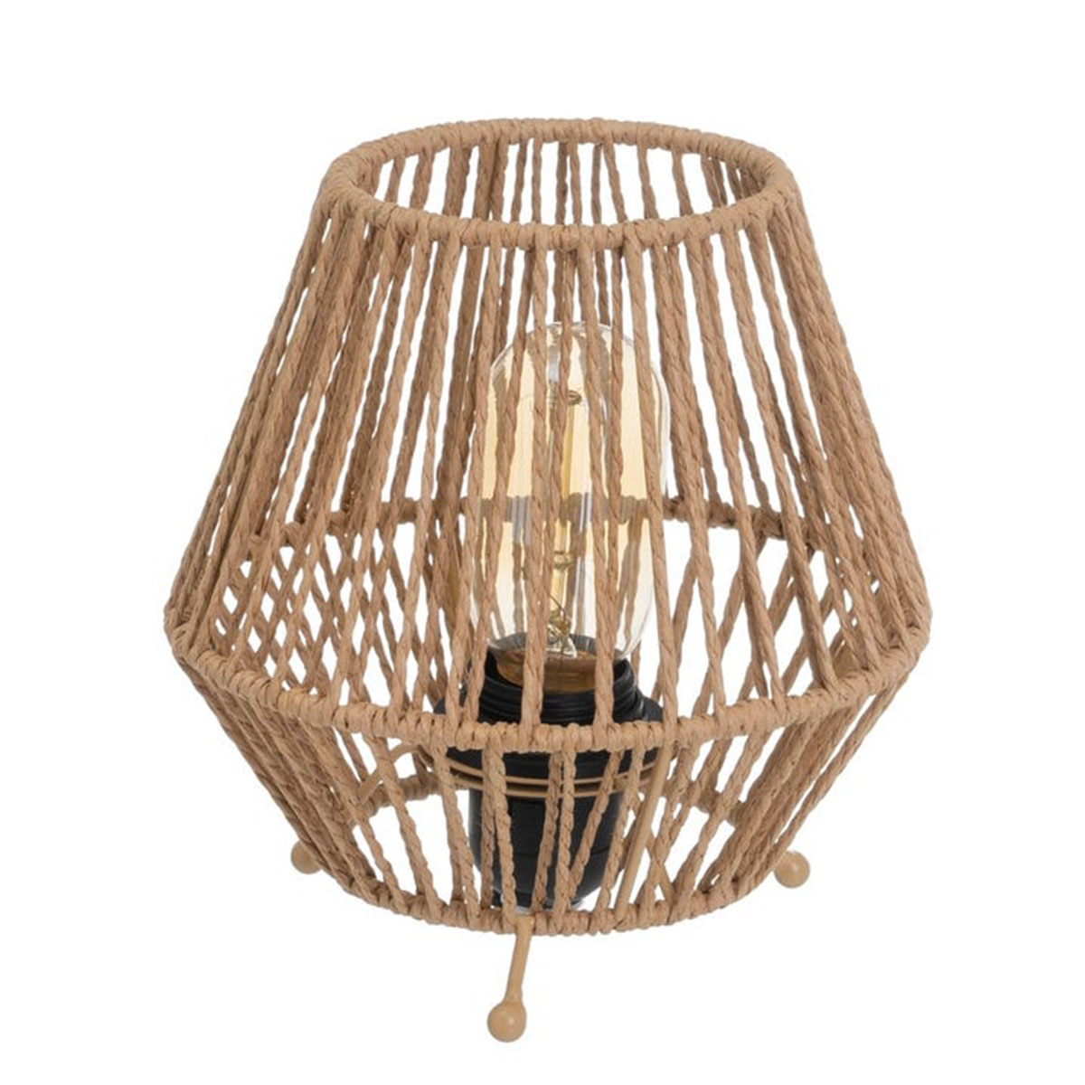 Lampe � poser en fibre de papier naturel 20 cm