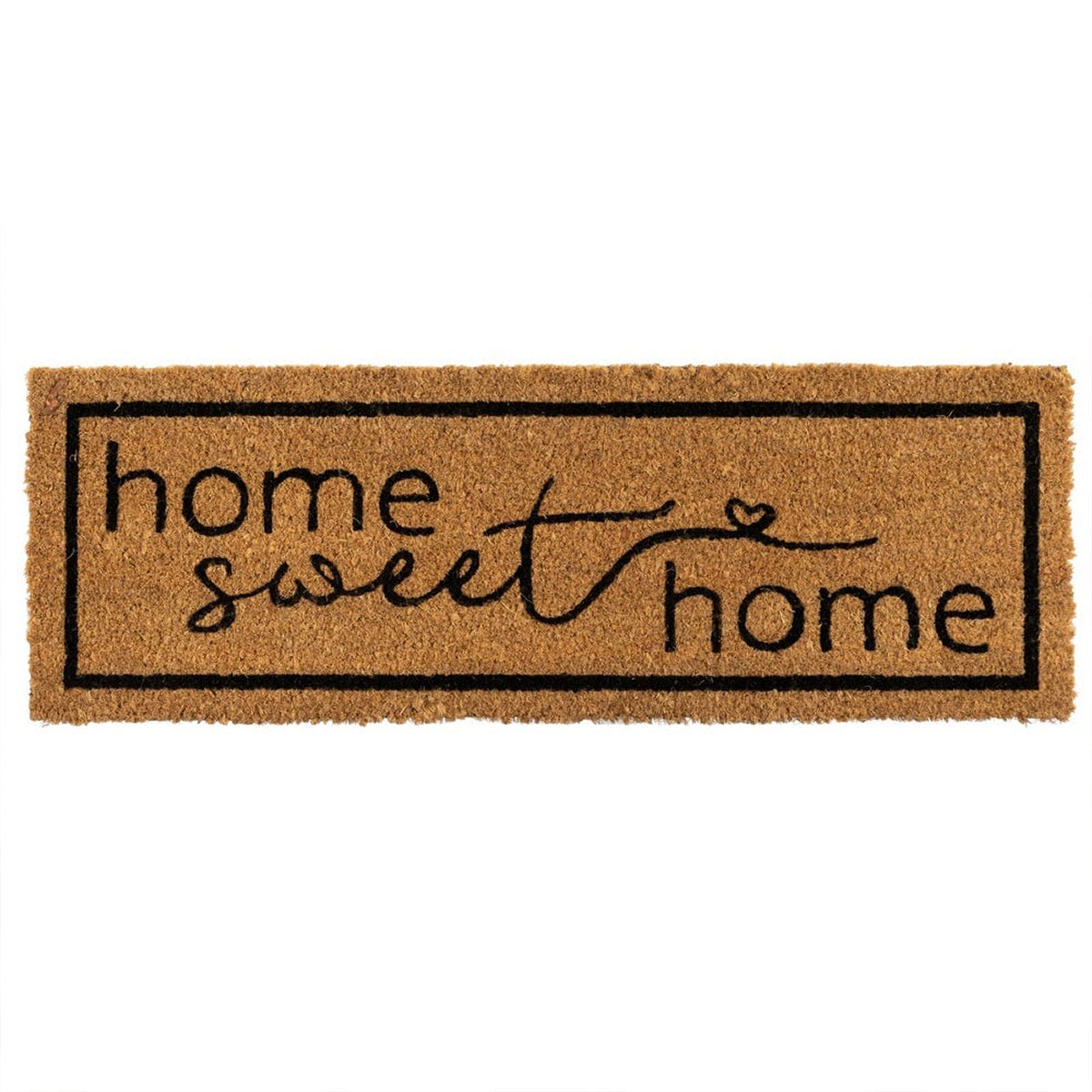 Paillasson en fibres de coco Home Sweet Home � 75 x 25 cm