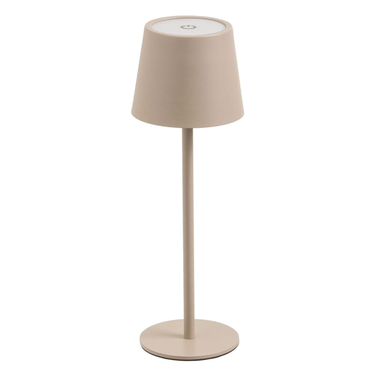 Lampe LED sans fil greige tactile 27 cm rechargeable USB