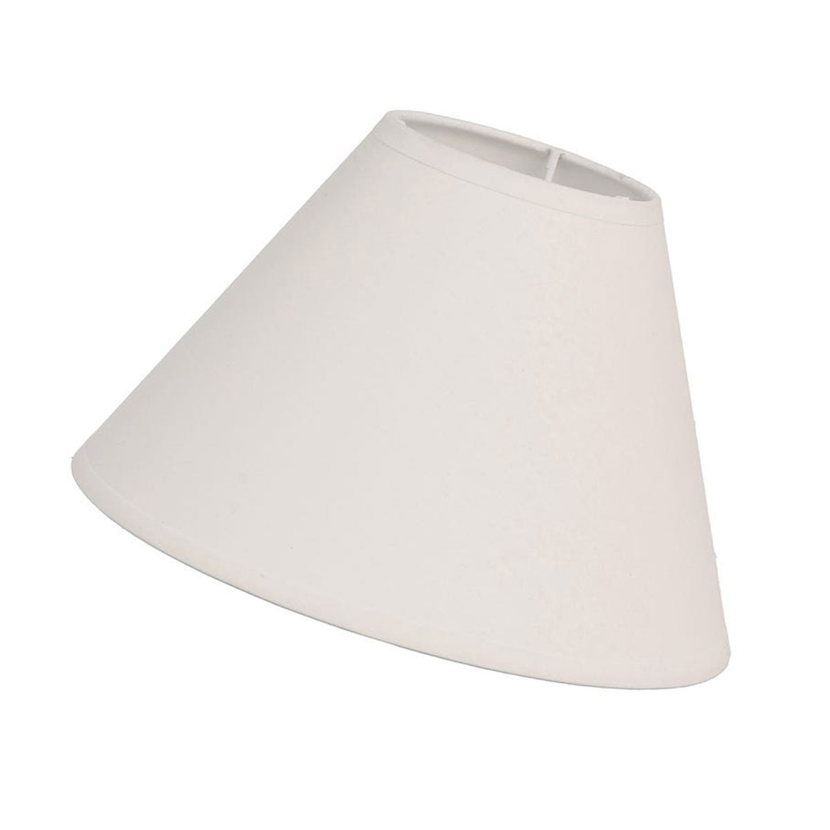 Abat-jour conique beige � Hauteur 14,5 cm