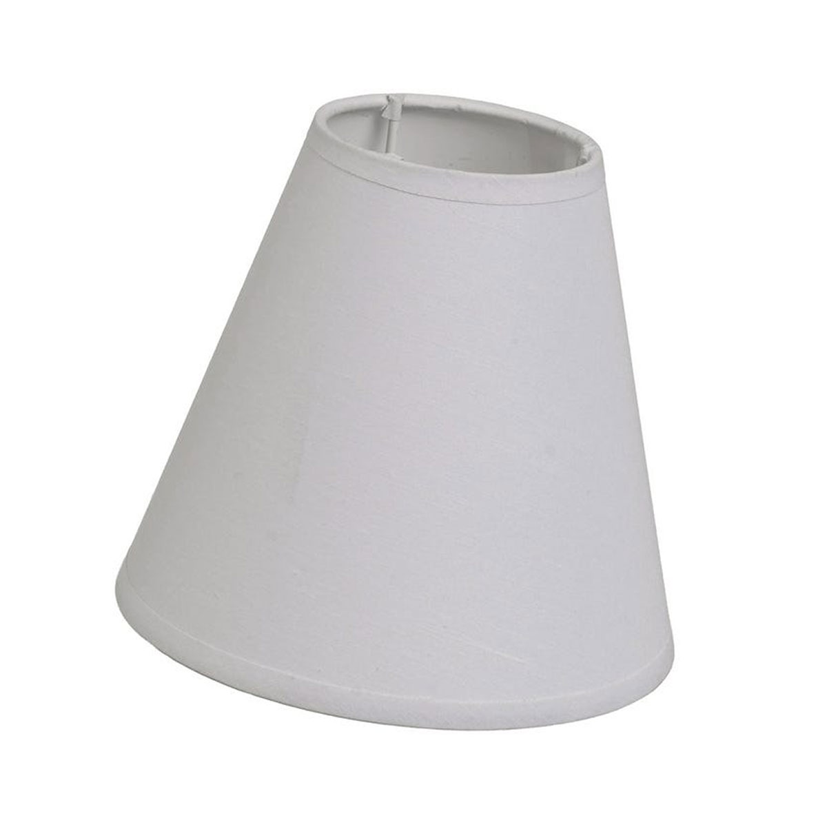 Petit abat-jour gris clair � Hauteur 15 cm