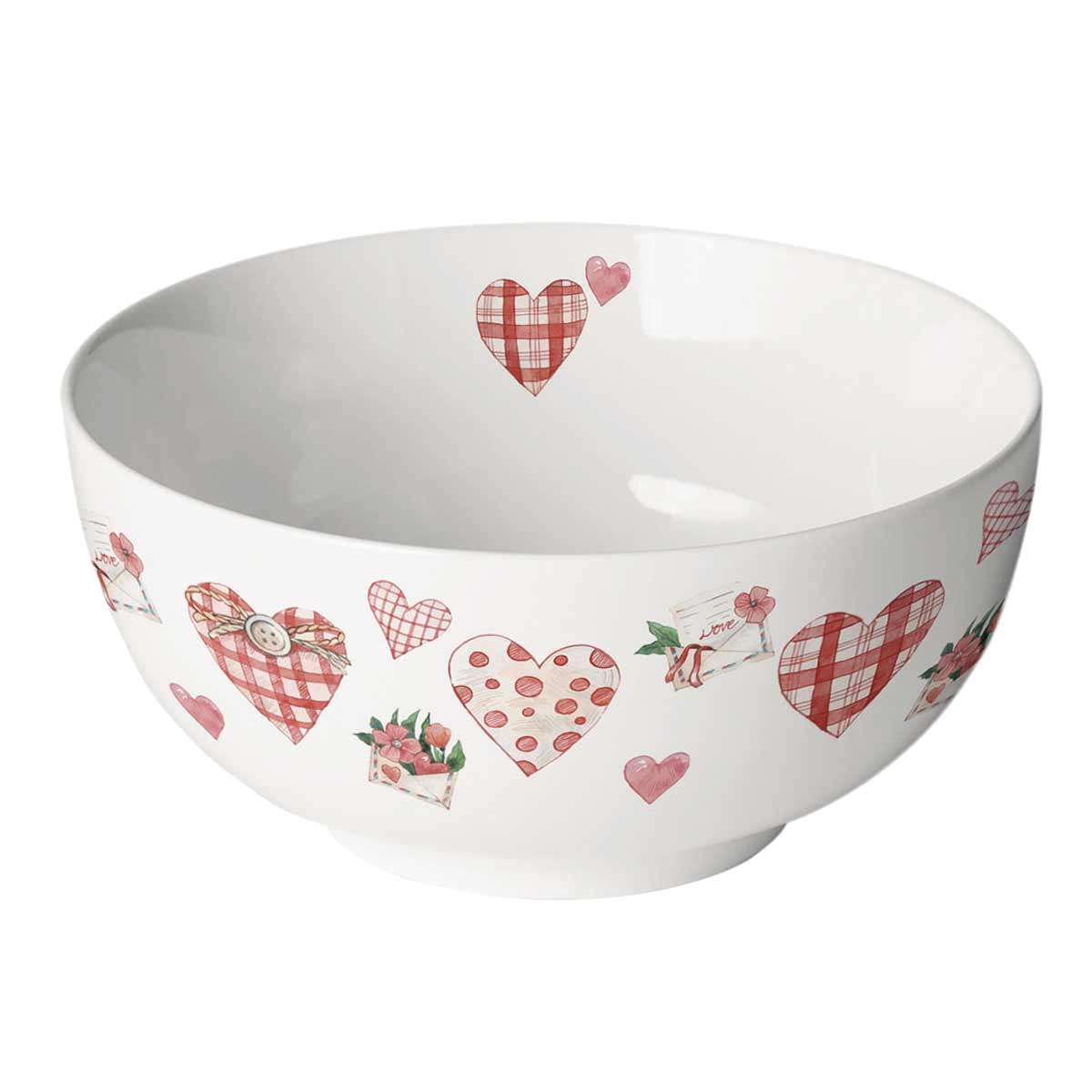 Bol en porcelaine fine Lovely hearts