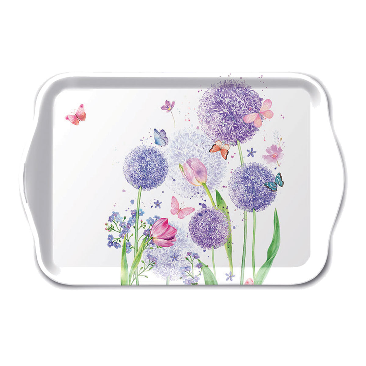 Petit plateau rectangulaire - La beaut des fleurs