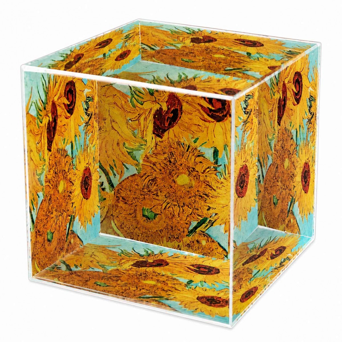 Presse-papiers en verre Van Gogh Les Tournesols