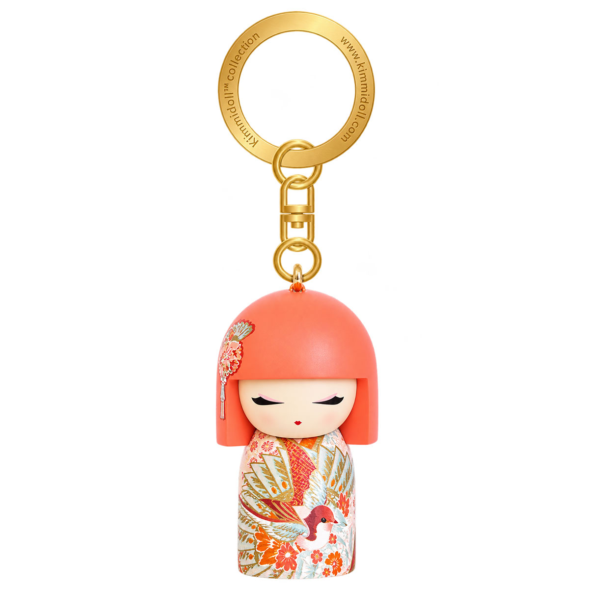 Porte-cl�s Kimmidoll Hiyori Harmonie, poup�e japonaise