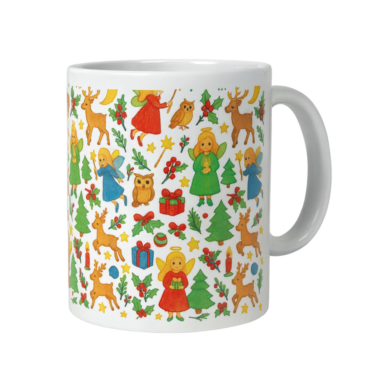 Mug anges et rennes  Collection Nol - 325 ml