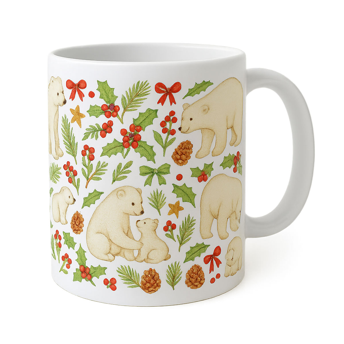 Mug ours polaires  Collection Nol - 325 ml