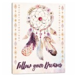 Cadre attrape-r�ves Follow Your Dreams 30 x 40 cm