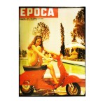 Grande Plaque mtal de collection Vespa Epoca