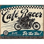Plaque Dcorative Cafe Racer en mtal 40.5 x 31.5 cm
