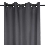 Rideau Tamisant Nelson  illets Anthracite  135 x 240 cm