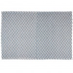 Tapis Gardena Bleu en Coton tiss 60 x 90 cm