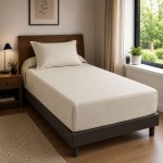Drap housse Coton percale 80 fils 90 x 190 x 30 cm  - Lin