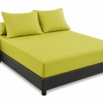 Drap housse Coton percale 80 fils 180 x 200 x 30 cm - Bambou