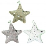 3 toiles en peluches - Dcorations de Nol 12 cm