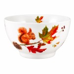 Bol en porcelaine �cureuil d�automne 480 ml
