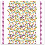 Nappe Exotic Spirit en coton 150 x 150 cm