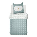 Parure de lit enfant Funny Hibou  140 x 200 cm