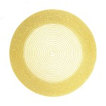 Set de table rond paillet or   38 cm
