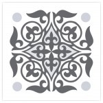 Stickers carreaux de ciment 15 x 15 cm - par 6