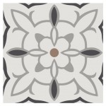 Stickers carreaux de ciment 15 x 15 cm - par 6 - Taupe