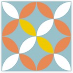 Stickers carreaux de ciment 15 x 15 cm - par 6