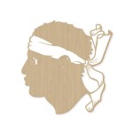 D�coration murale en bois Corse t�te de maure