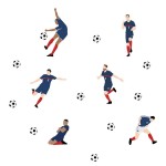 Sticker Dcoration Murale - Joueurs de Foot