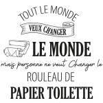 Sticker Dcoration Murale - Changer le Monde