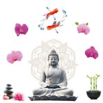 Sticker Dcoration Murale - Zen Bouddha