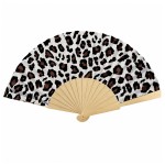 �ventail l�opard fantaisie beige