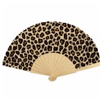 �ventail l�opard fantaisie beige fonc�