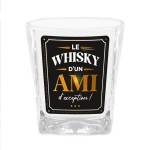 Verre � whisky � Le Whisky d'un Ami d'Exception � 9 cm