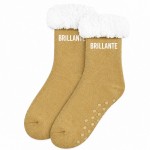 Chaussettes moumoute femme Brillante paillettes dor�es 36-42