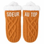 Chaussettes courtes d'int�rieur � paillettes S�ur au top
