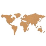 Mappemonde en li�ge � �pingler 28 x 38 cm