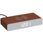 Rveil avec Chargeur de Tlphone par Induction  Abricot