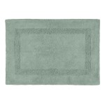 Tapis de bain en coton ultra moelleux lichen 50 x 80 cm