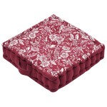 Coussin de sol Bibury en coton - Rouge et blanc