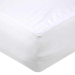Prot�ge-matelas Carlyn blanc 140 � 190 / 200 cm