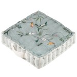 Coussin de sol Scarlet  Motif Oiseaux et Nature