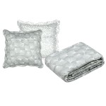 Boutis Nova sauge avec 2 taies assorties 260 x 240 cm