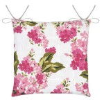 Galette de Chaise Printemps Rose 38 � 38 cm
