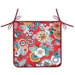 Galette de Chaise Gipsy Rouge 38 � 38 cm