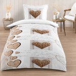Parure de lit Charming Naturel � 140 x 200 cm