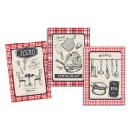 Lot de 3 torchons Bistro  50 x 70 cm  Fabriqu au Portugal