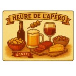 Planche  dcouper Heure de lApro