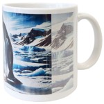 Mug Pingouin sur la Banquise 350 ml par CBKreation